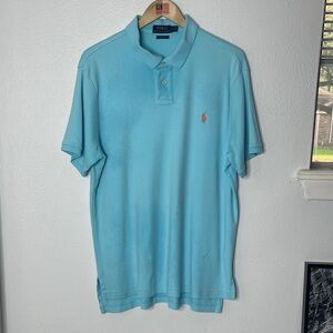 Polo by Ralph Lauren Men's Light Blue Polo Shirt